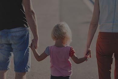 A family enjoying time together before a divorce lawyer is involved